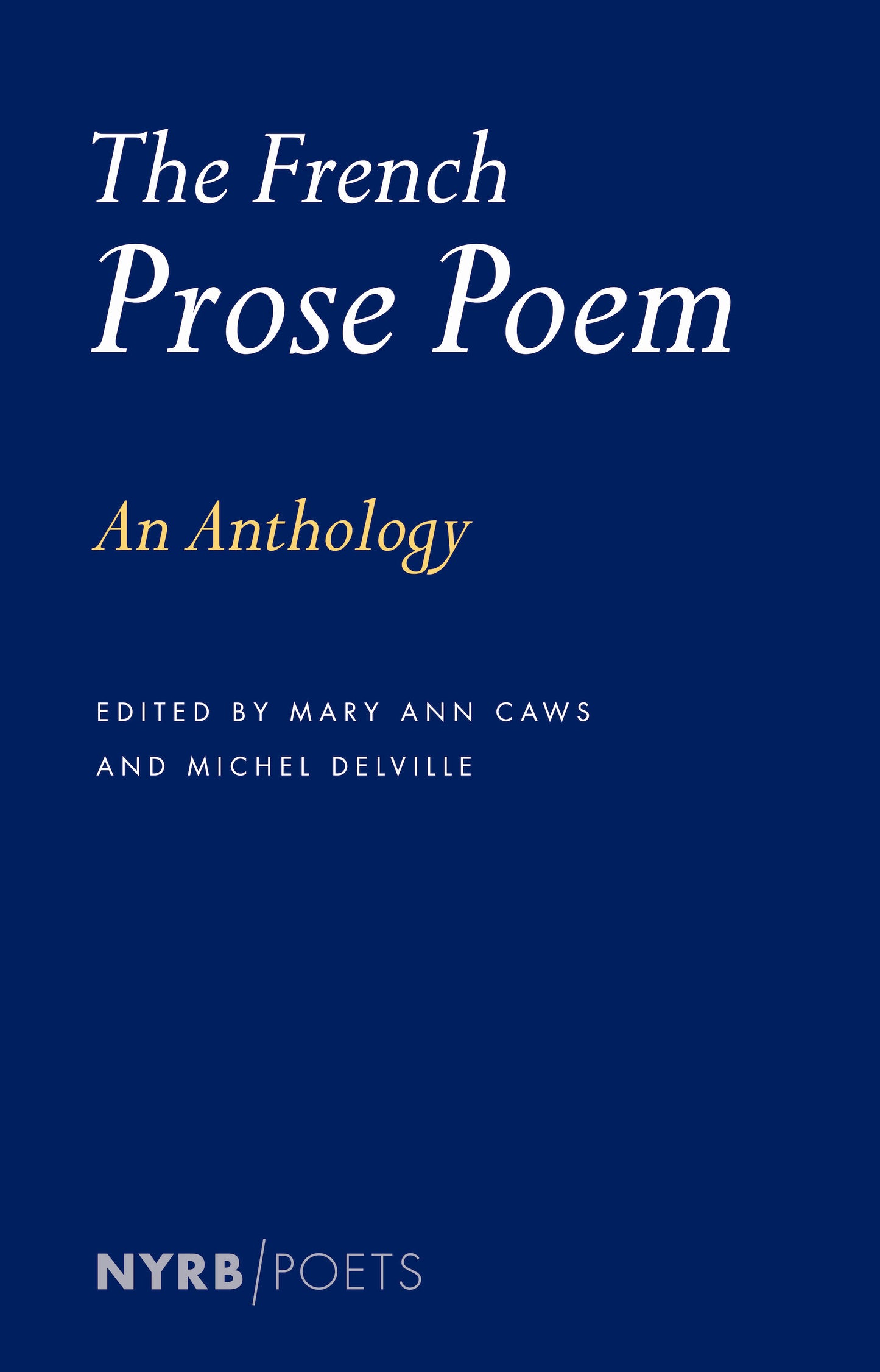 The French Prose Poem
