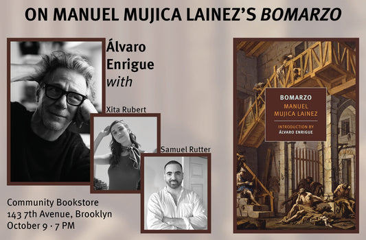 Álvaro Enrigue presents Bomarzo at Community Bookstore, NYC