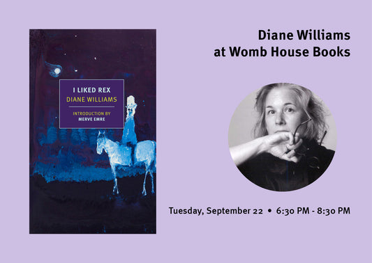 'I Liked Rex' with Diane Williams @ Womb House Books, Oakland, CA