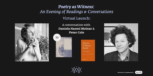 Poetry as Witness: An Evening of Readings and Conversation — online event