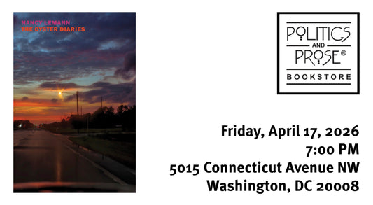 'The Oyster Diaries' with Nancy Lemann at Politics and Prose, Washington, D.C.