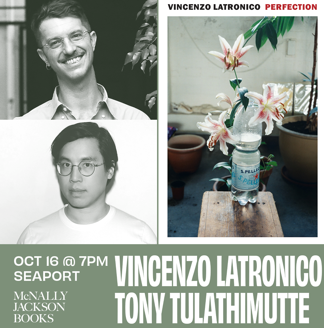 Perfection: Vincenzo Latronico in conversation with Tony Tulathimutte, NYC