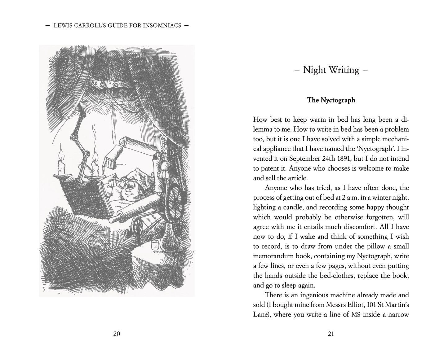 Lewis Carroll’s Guide for Insomniacs