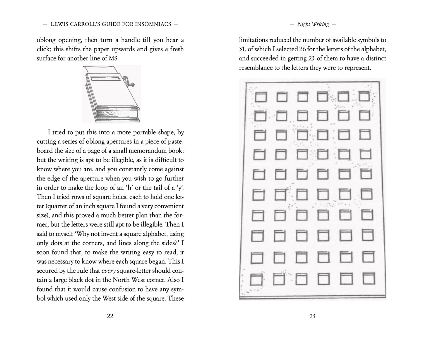 Lewis Carroll’s Guide for Insomniacs